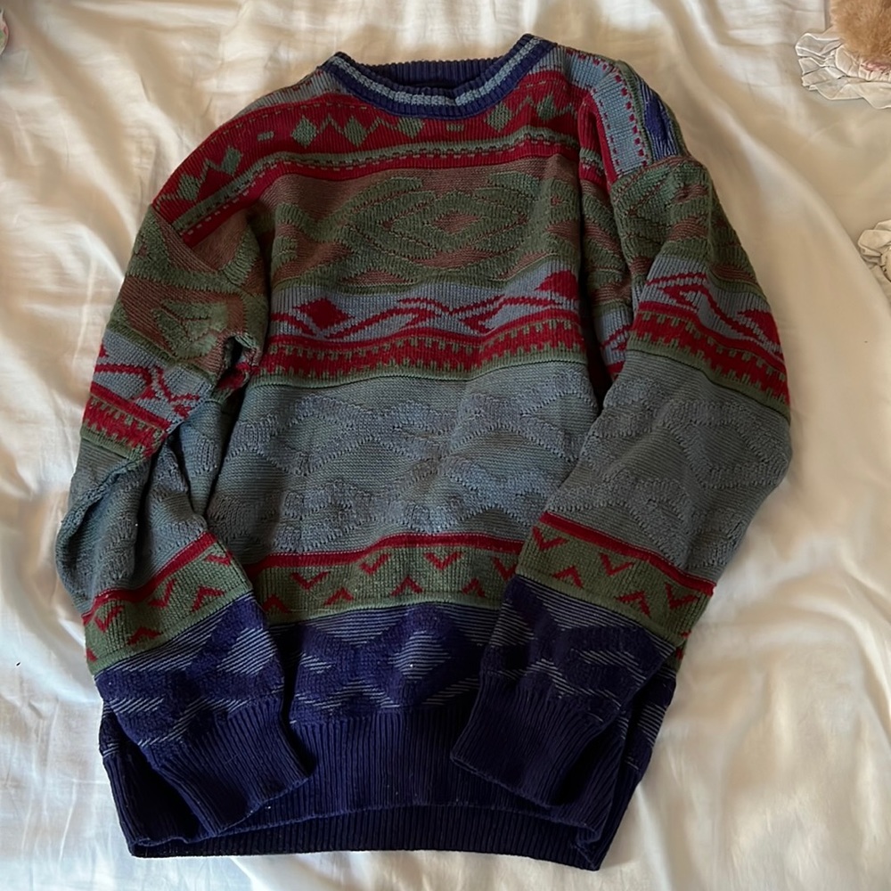 vintage oversized knit sweater